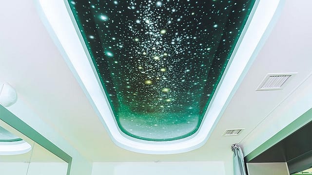 звездное небо фотопечать на потолках